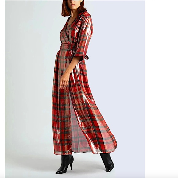 Alice + Olivia Womens Oversized Silk-Blend Shirtdress - Picture 2 of 13